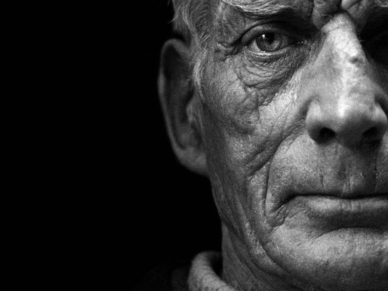 Der Schriftsteller Samuel Beckett im Jahr 1976 Der Schriftsteller Samuel Beckett im Jahr 1976