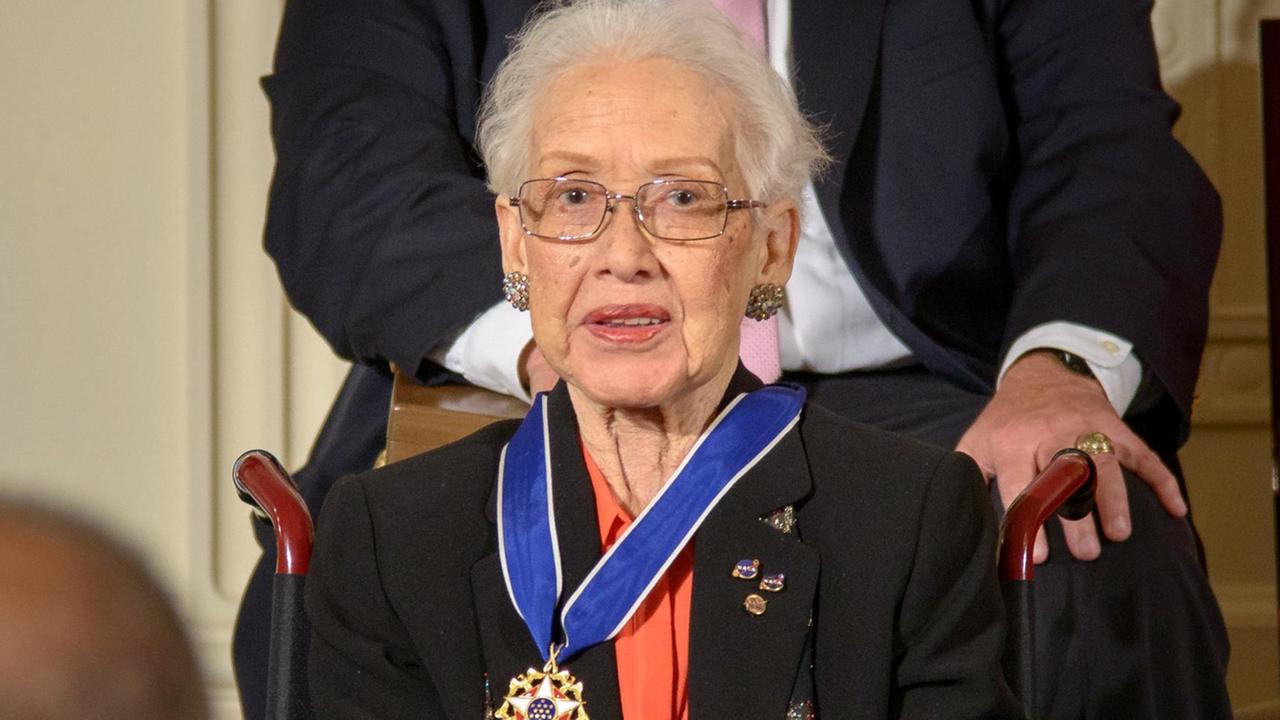 Katherine Johnson wurde im November 2015 von US-Präsident Barack Obama mit der Presidential Medal of Freedom ausgezeichnet