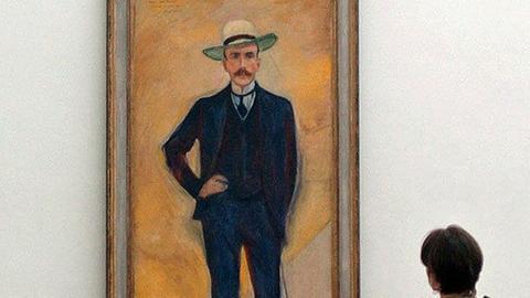 Das Gemälde "Harry Graf Kessler" von Edvard Munch.