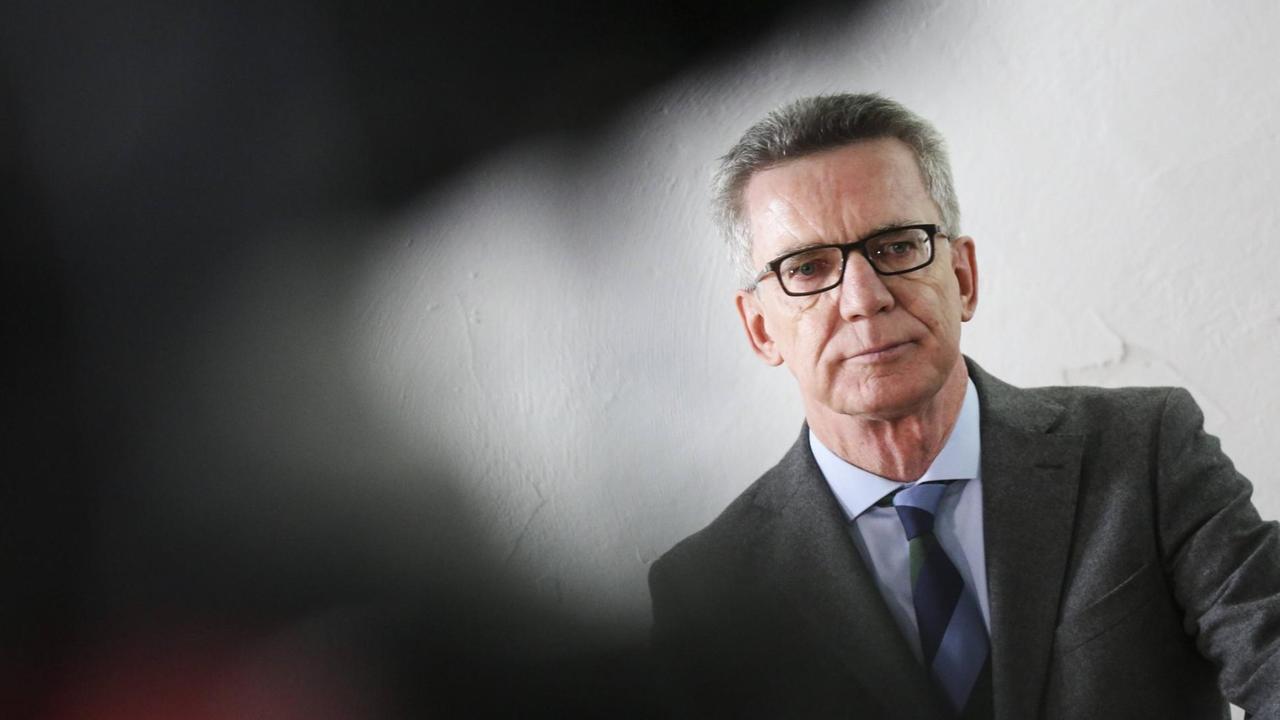 Bundesinnenminister Thomas de Maizière (CDU).