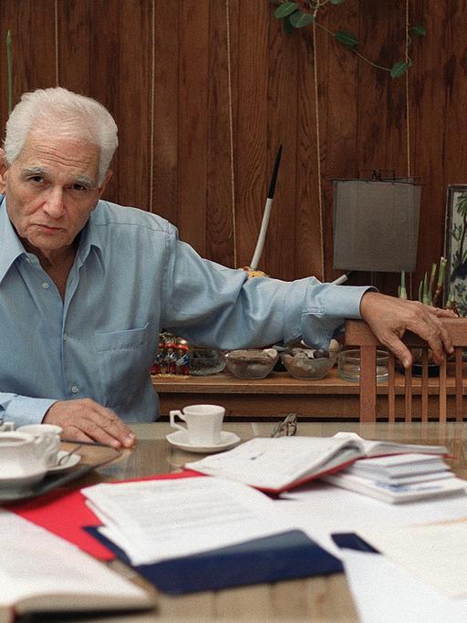 Der französische Philosoph Jacques Derrida