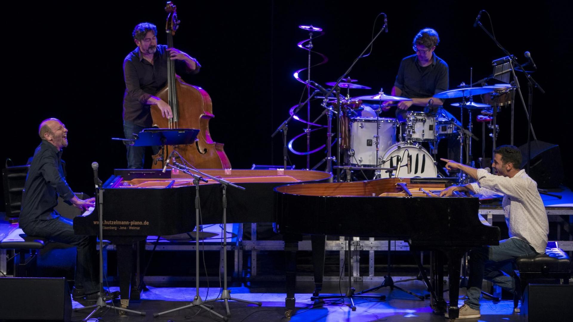 Aeham Ahmad und das Edgar Knecht Trio beim Rudolstadt Festival 2018