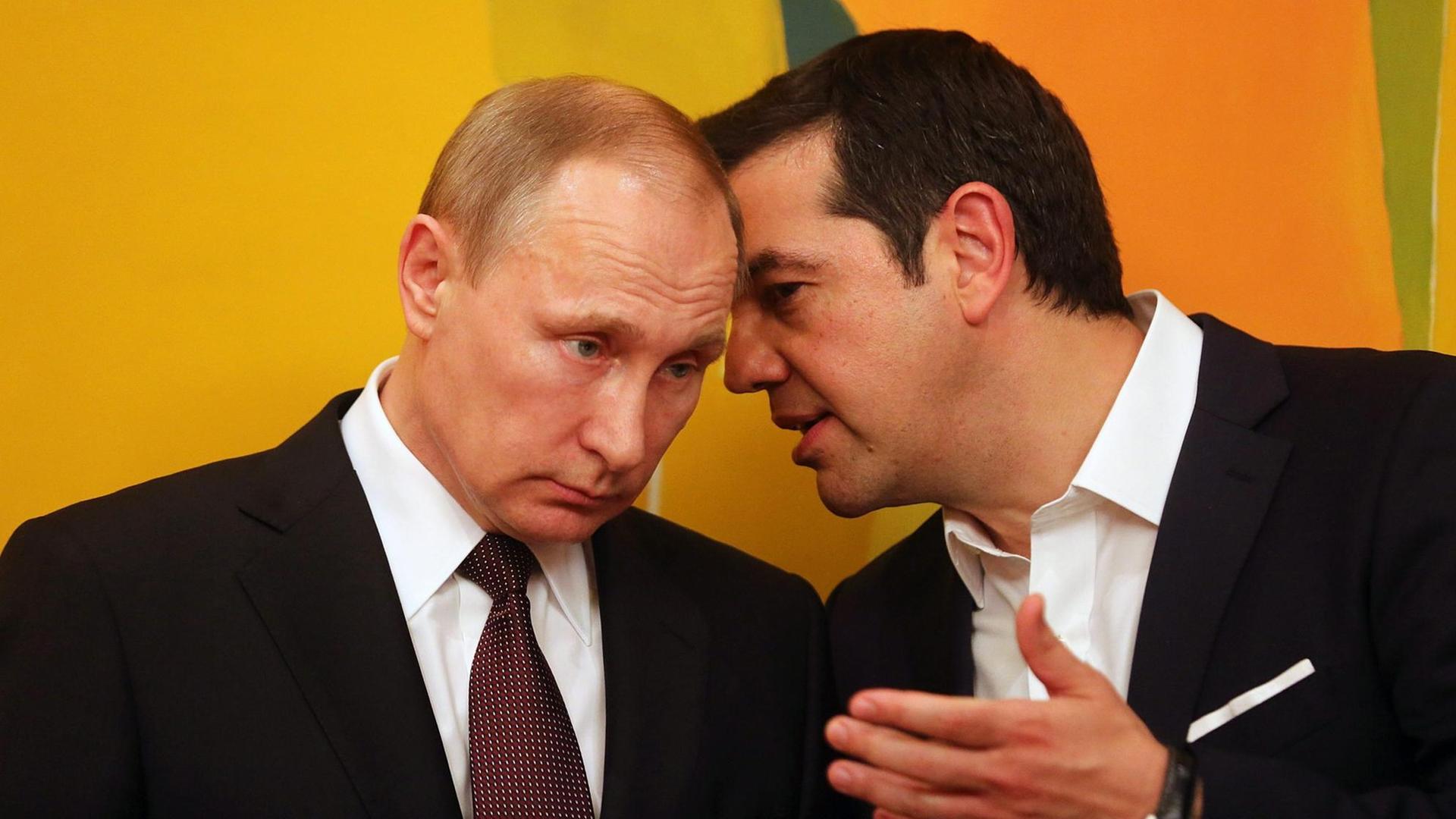 Wladimir Putin und Alexis Tsipras (27.5.2016)