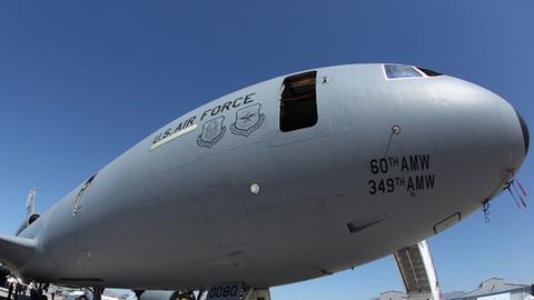Noch landen die grauen KC-10-Maschinen der US-Air-Force auf der Azoren-Insel Terceira. 