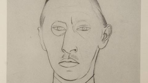 Igor Strawinsky, 1917 gezeichnet von Pablo Picasso. Die beiden Künstler waren fast exakte Zeitgenossen und hatten auch sonst viele Gemeinsamkeiten