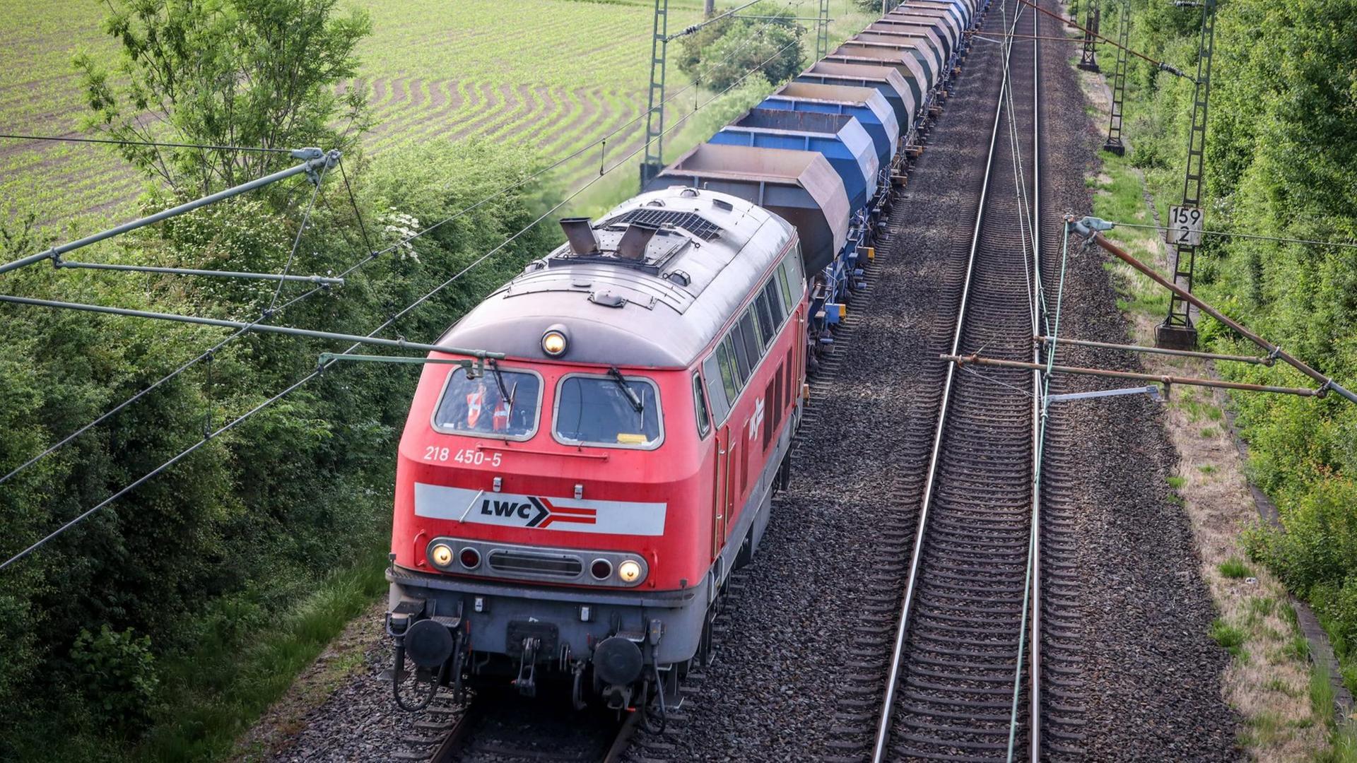 Ein Güterzug