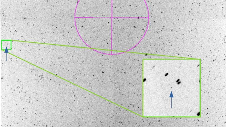 Aufnahme eines erdnahen Asteroiden im August 2020