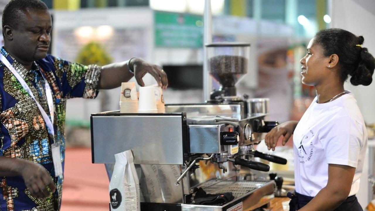 Auf der "African Fine Coffee Conference and Exhibition" in Addis Abeba in Äthiopien trafen sich im Februar 2017 regionale und internationale Kaffeeröster, Händler und Kaffeeproduzenten.