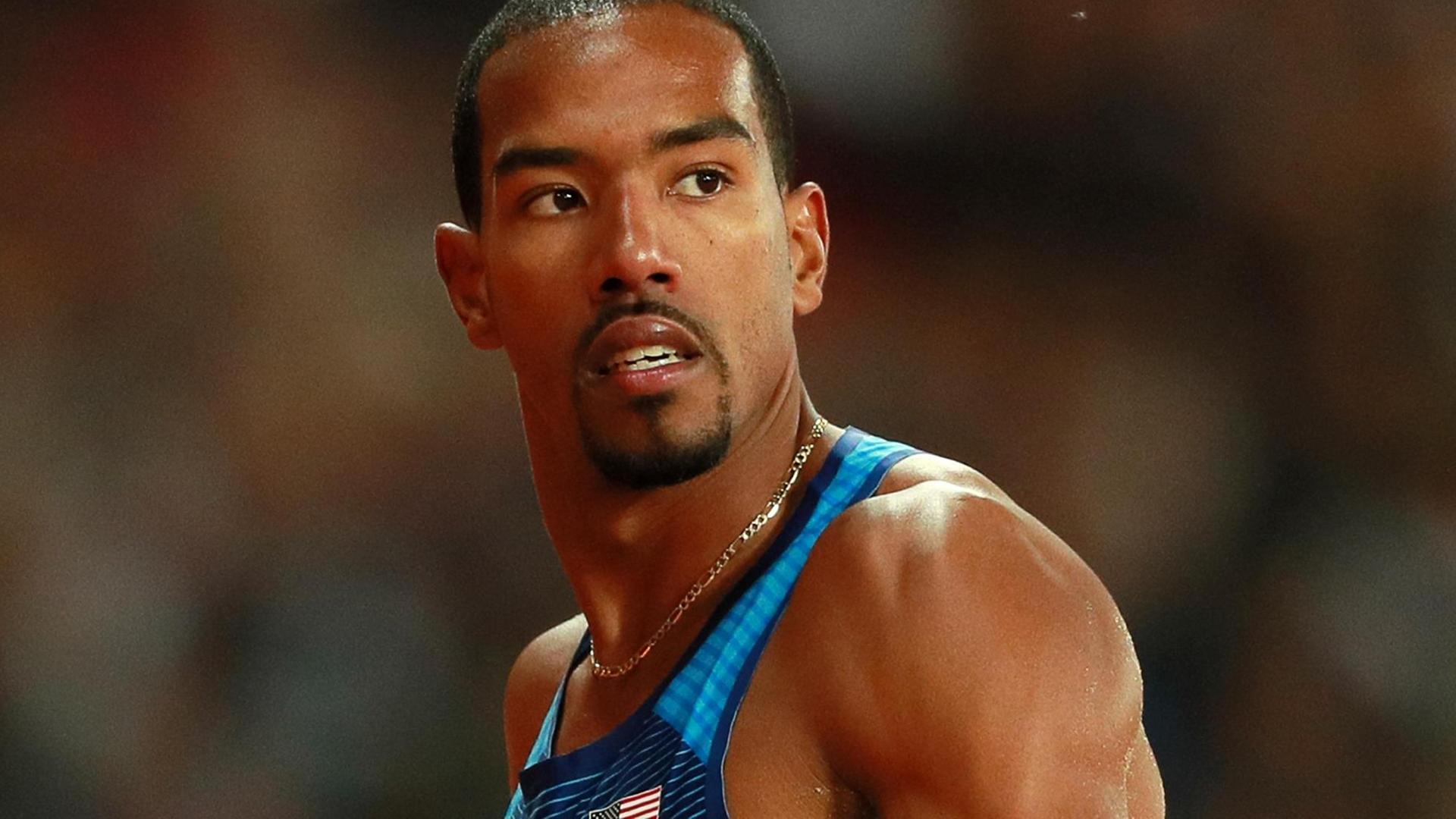 US-Leichtathlet Christian Taylor bei den Leichtathletik-Weltmeisterschaften 2017 in London.