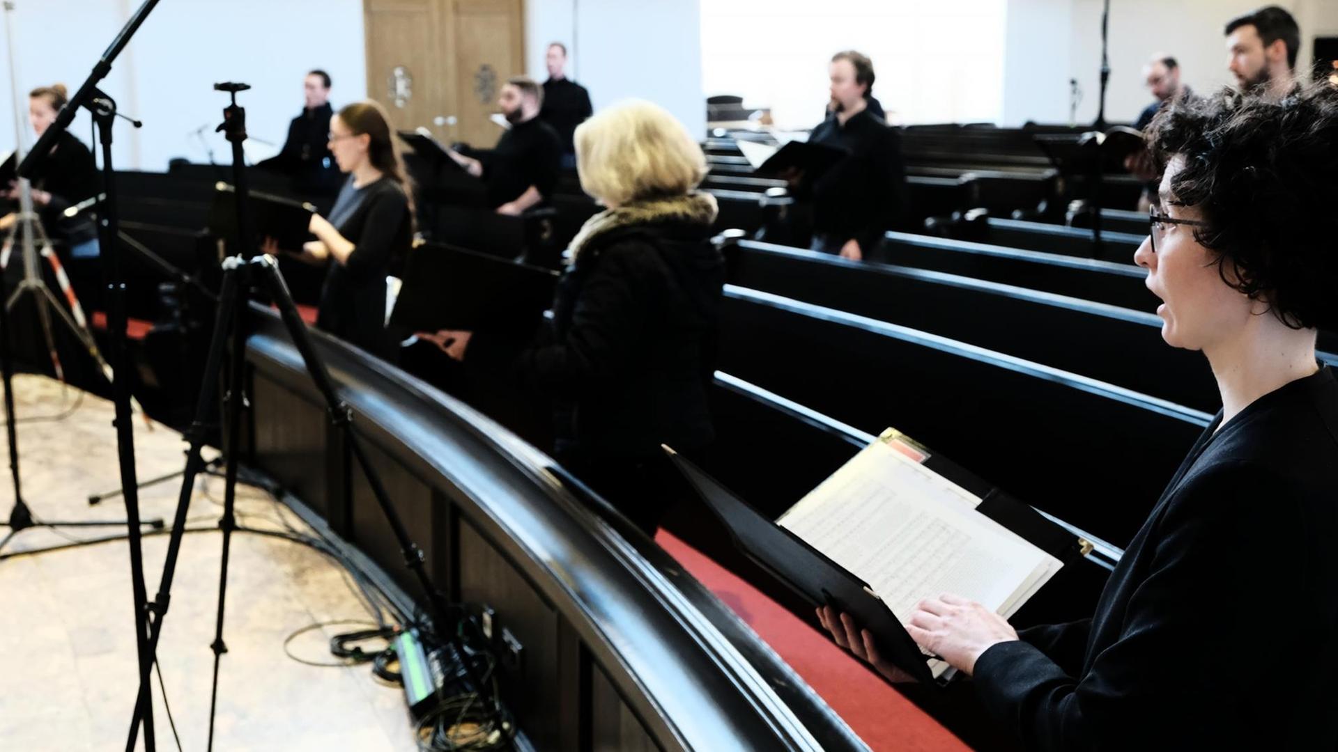 Dresdner Kammerchor mit der Matthäuspassion von Heinrich Schütz Die