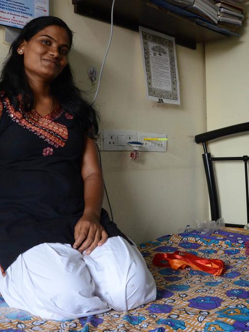 Maya Bhansode in ihrem Wohnheim am Tata Institute of Social Sciences in Mumbai