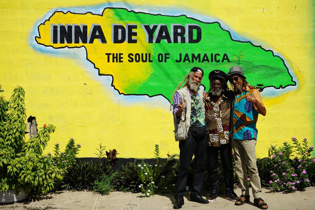 Drei Reggaemusiker von "Inna de Yard" 2019