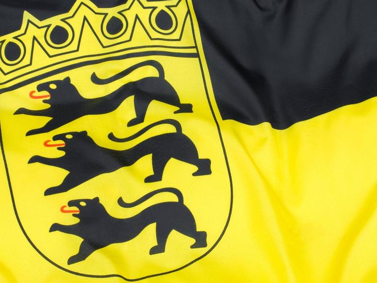 Die Landesdienstflagge Baden-Württembergs