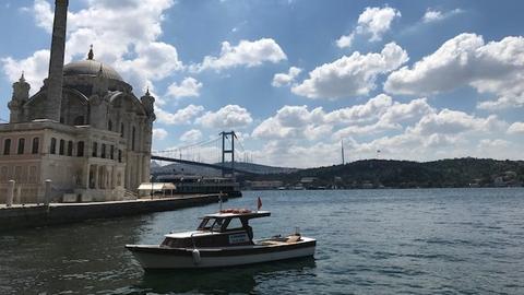 Die Bosporus-Brücke in Istanbul