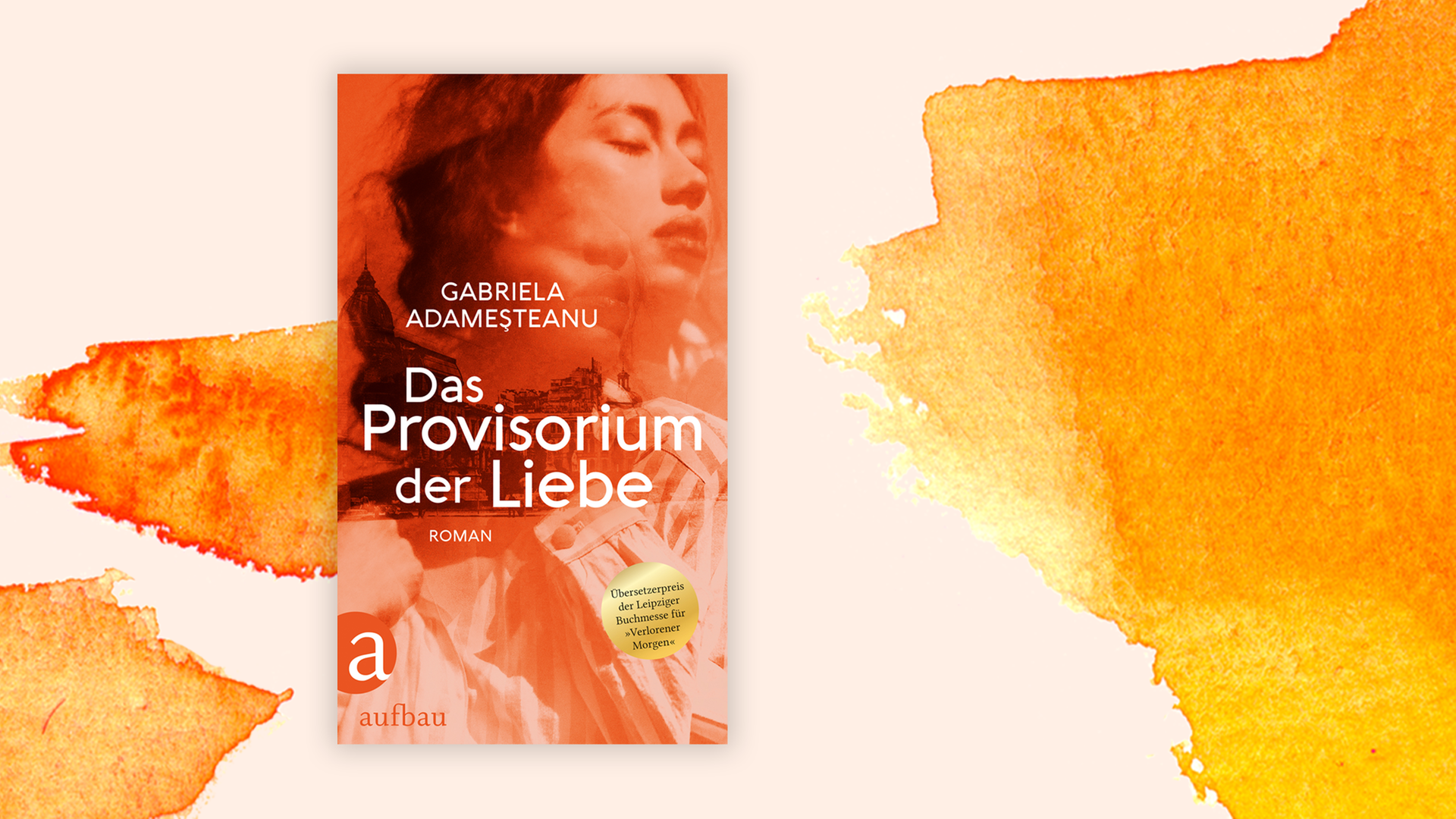 Zu sehen ist das Cover des Buches "Das Provisorium der Liebe" von Gabriela Adameşteanu.