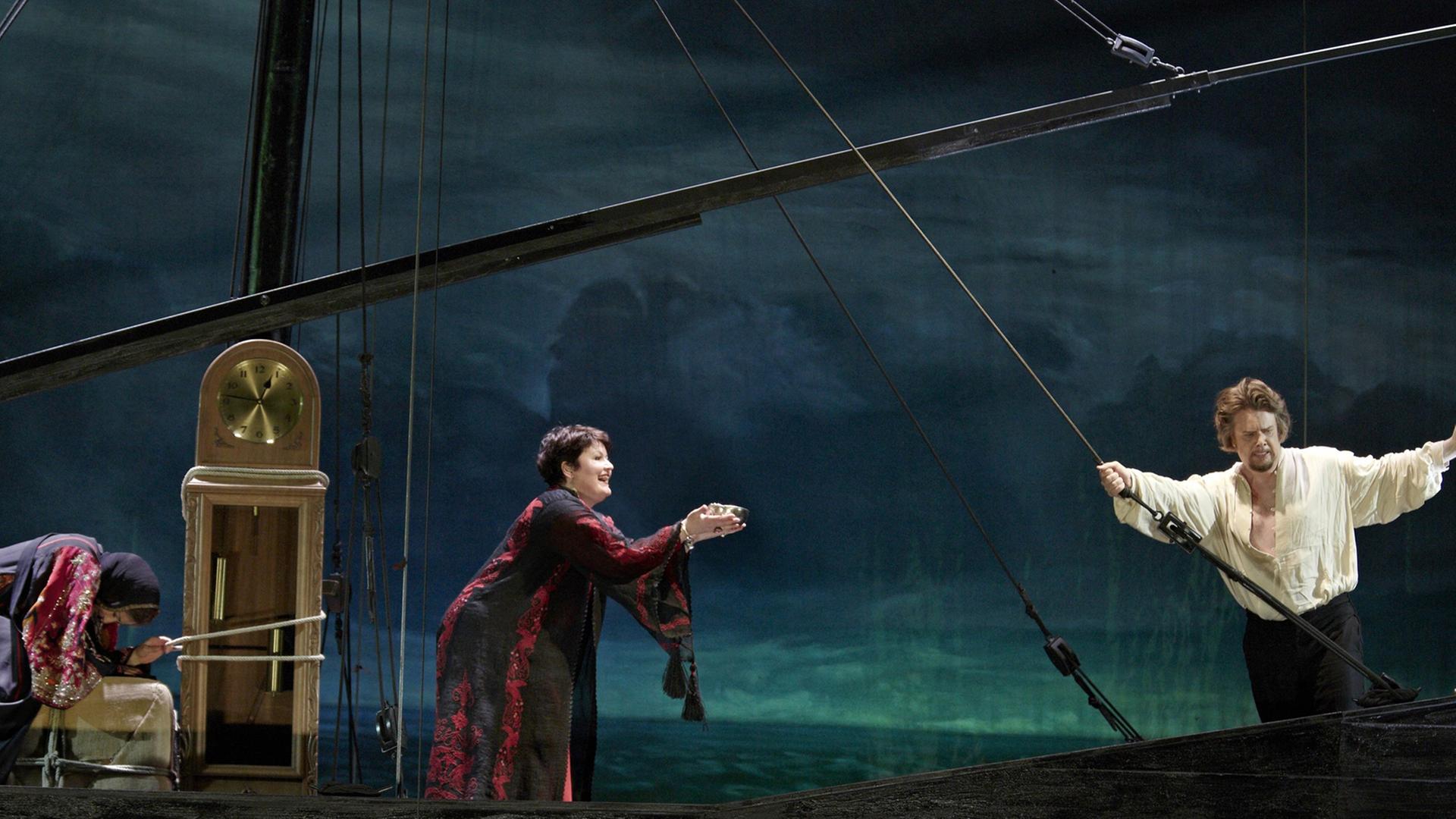 Bühnenszene aus der Oper "Tristan und Isolde"