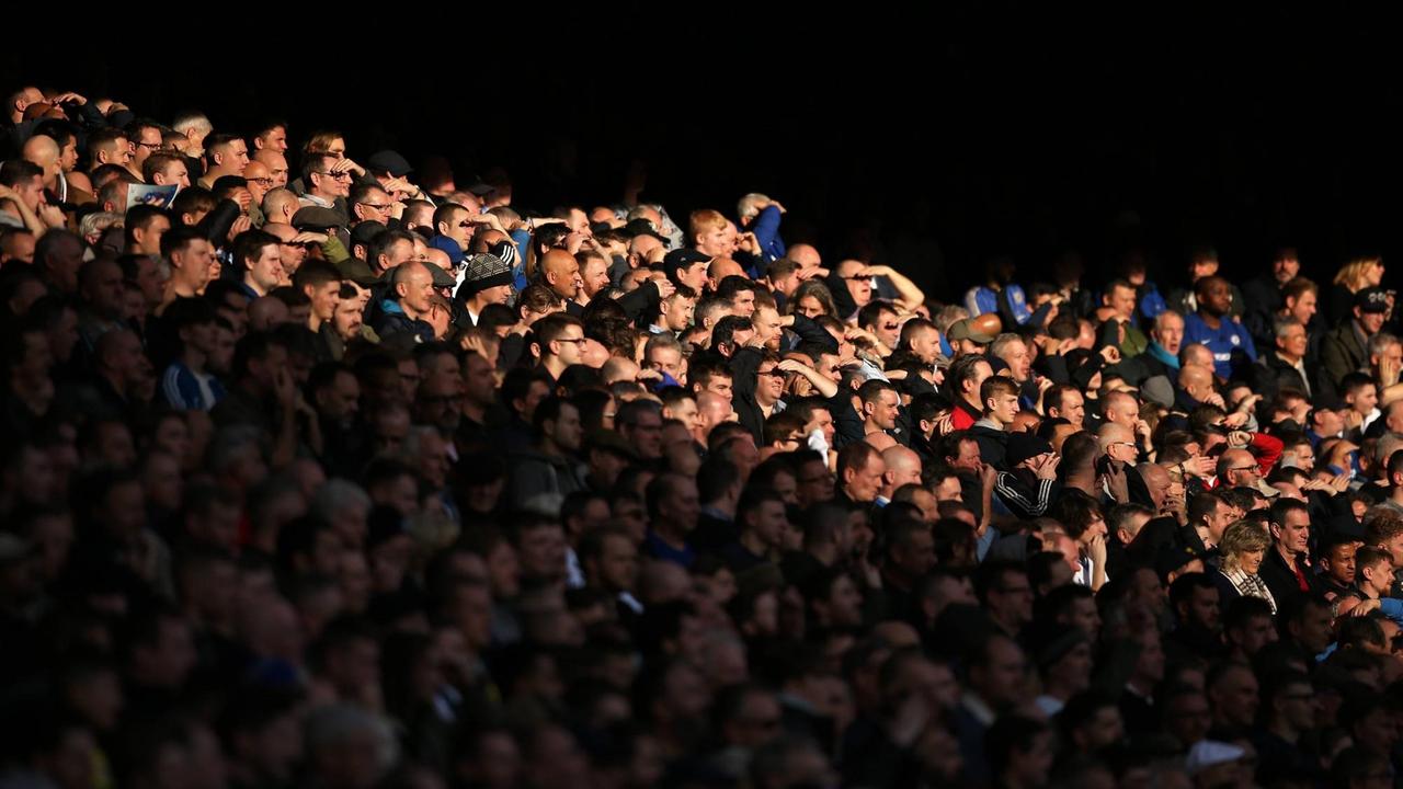 Chelsea-Fans beim Spiel gegen den FC Fulham.