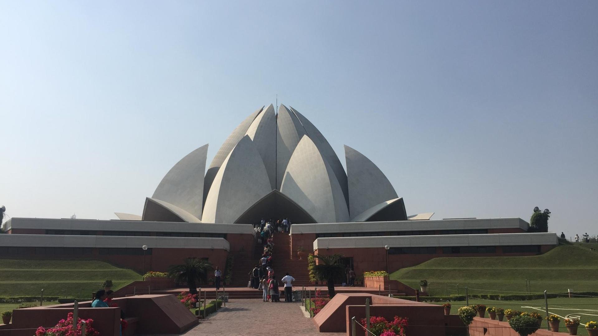 Der Lotus-Tempel in Neu-Delhi