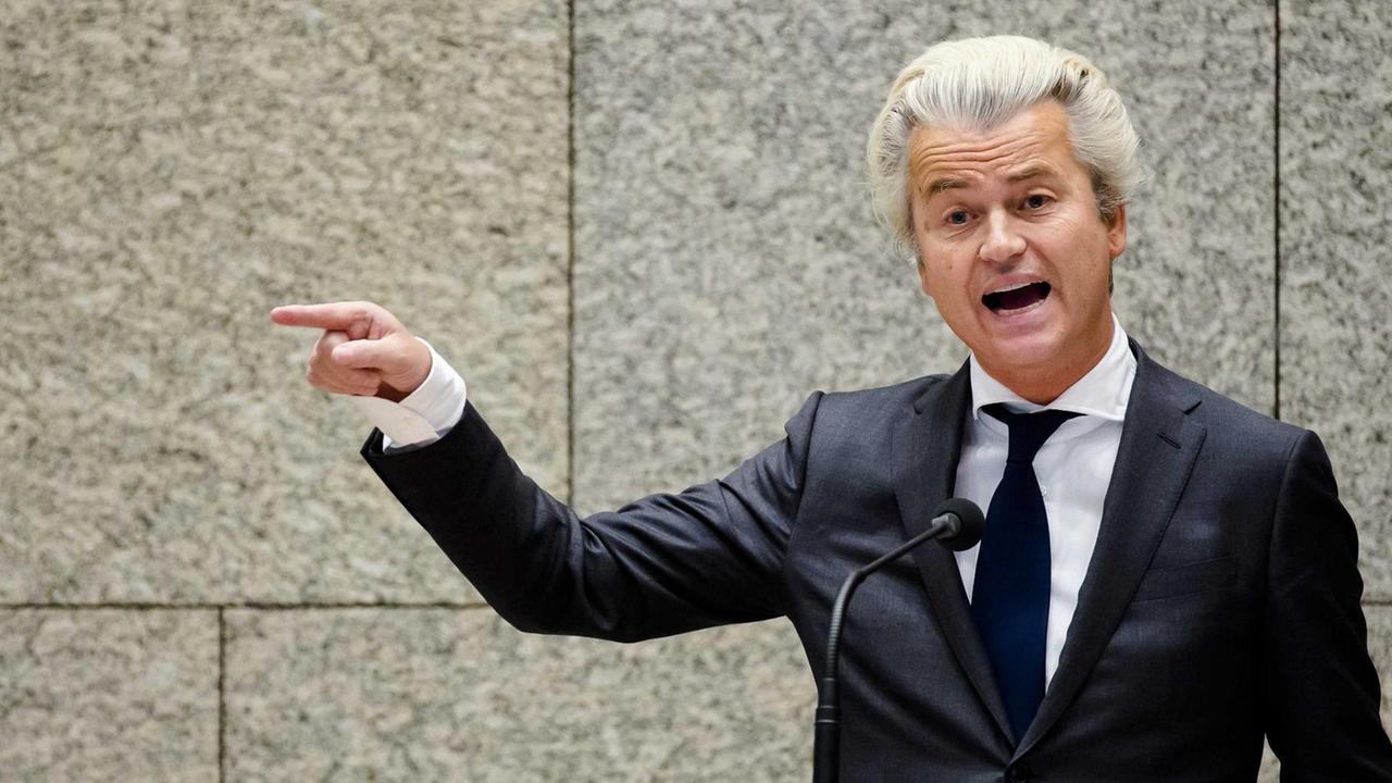 Der PVV-Politiker Geert Wilders EPA/MARTIJN BEEKMAN |