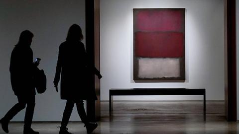 An untitled work by Mark Rothko is on display at the grand opening of Sotheby s newly-expanded & reimagined galleries and Impressionist & Modern Art and Contemporary Art auctions on May 03, 2019 in New York City. PUBLICATIONxINxGERxSUIxAUTxHUNxONLY NYP20190503150 JOHNxANGELILLO