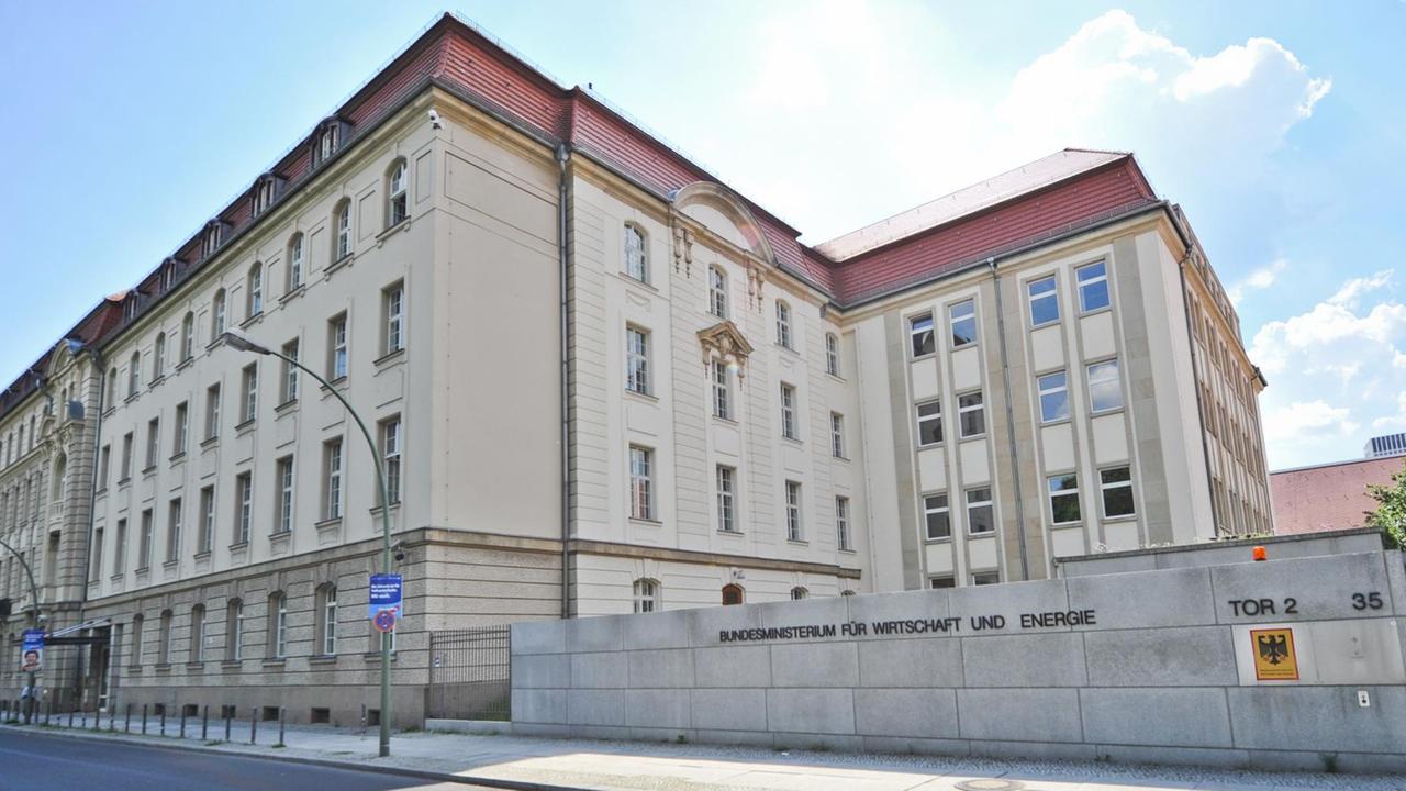 Das Gebäude des Bundeswirtschaftsministeriums in Berlin.