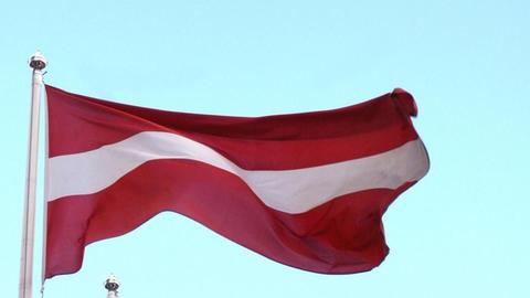 Flagge Lettland u. a.