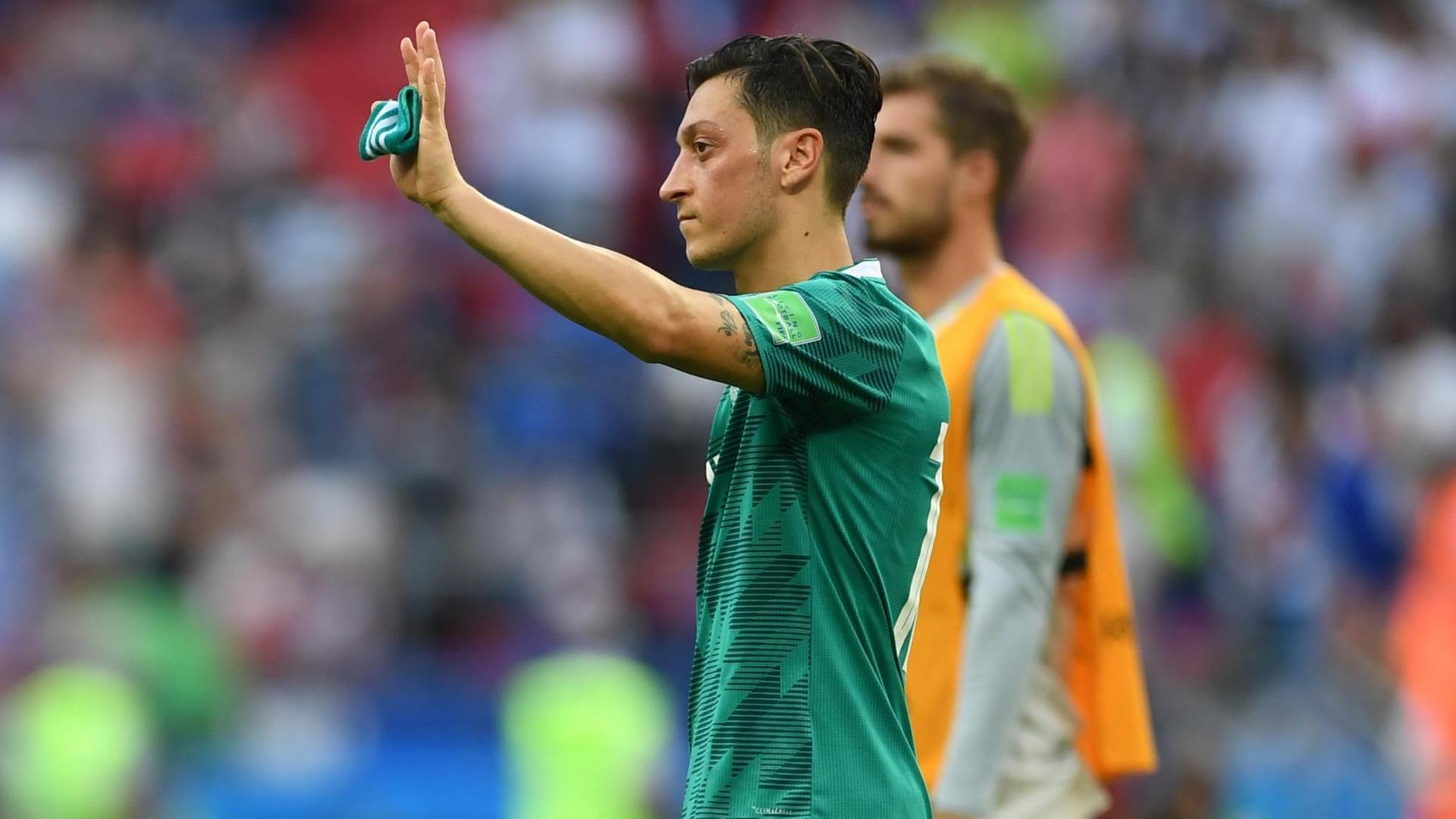 Mesut Özil nach dem Spiel gegen Südkorea bei der WM in Russland.