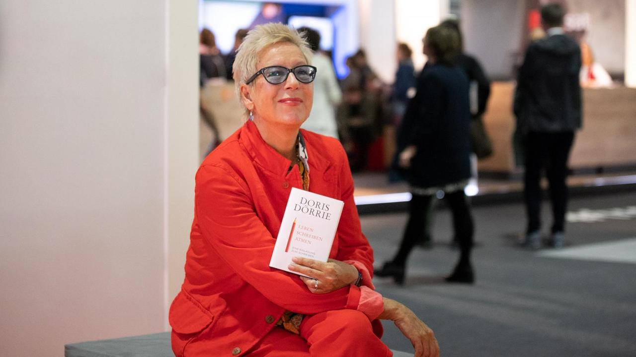 Doris Dörrie auf der Frankfurter Buchmesse.