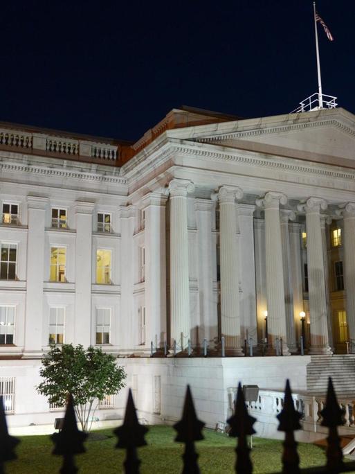 Das Finanzministerium der Vereinigten Staaten von Amerika, eine Aufnahme vom 18.06.2012 in Washington D.C. (USA)