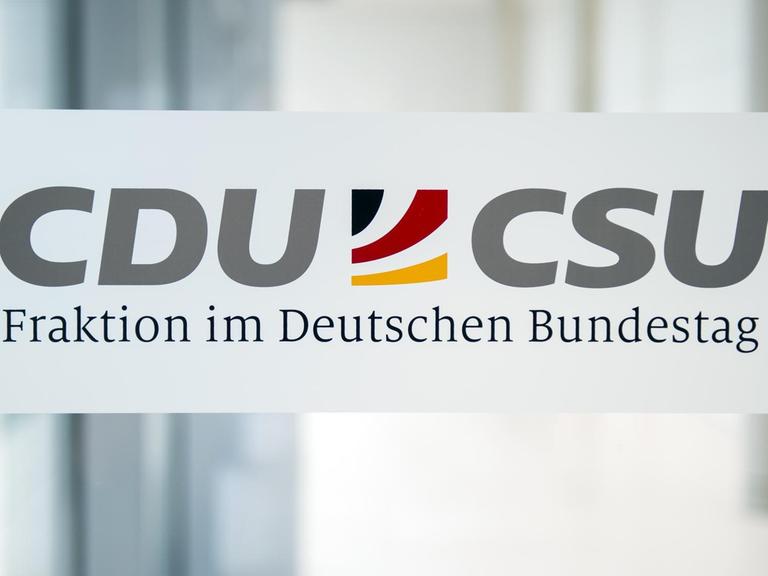 Das Logo der beiden konservativen Parteien CDU und CSU.