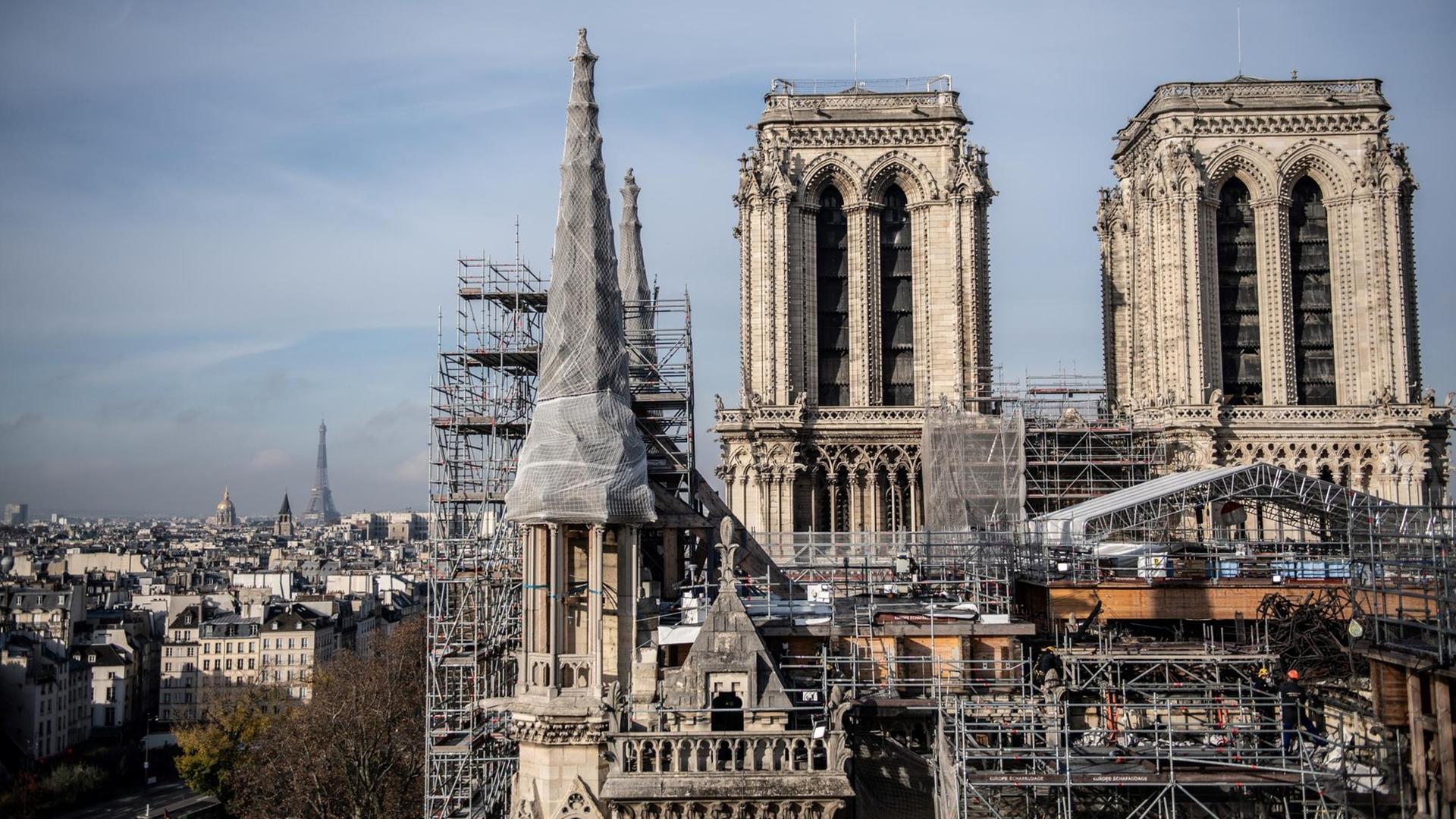 Das Foto zeigt die Kathedrale Notre-Dame in Paris im November 2020.
