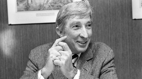 Der amerikanische Schriftsteller John Updike im Jahr 1985.