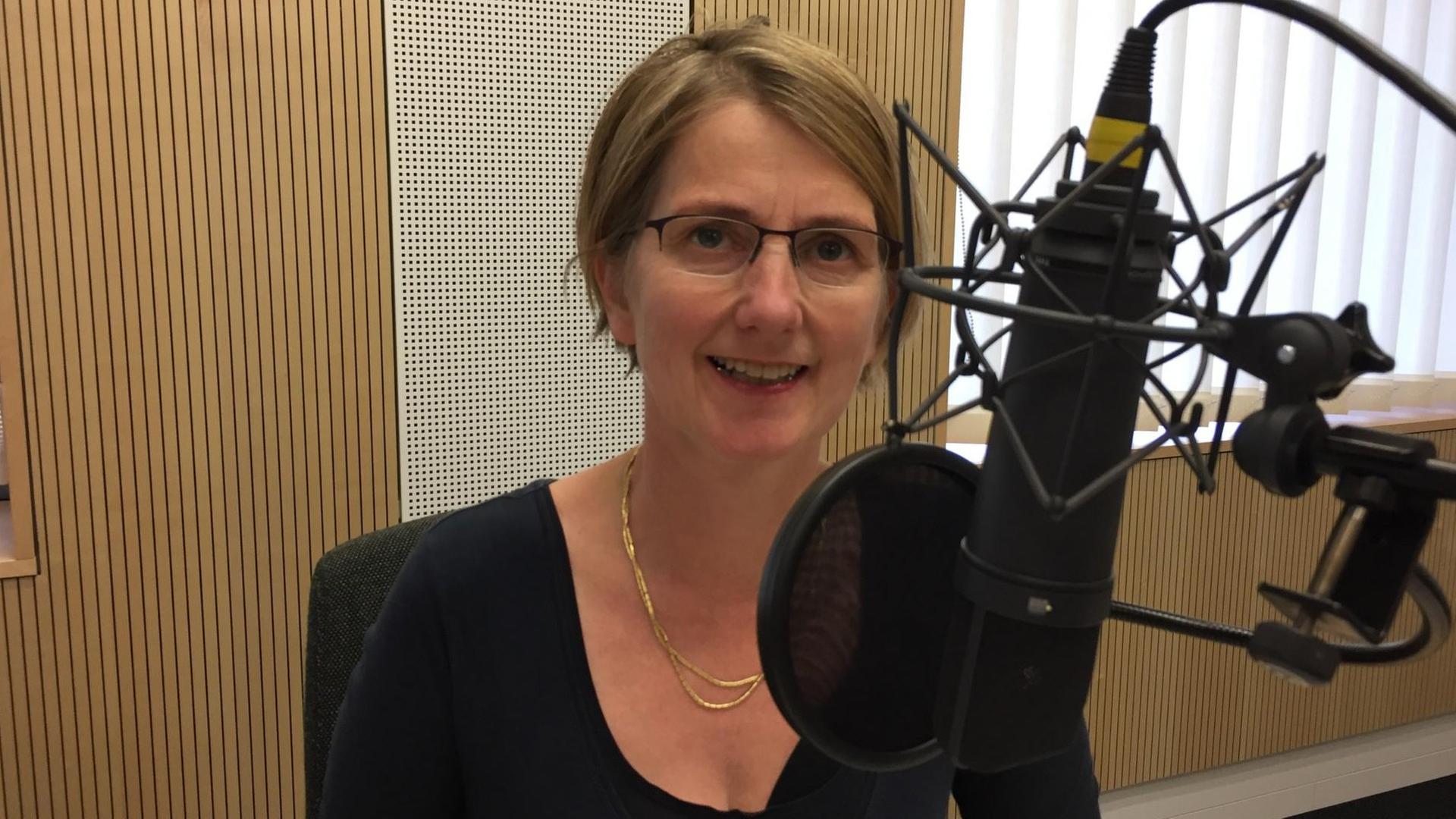 Isabel Enzenbach im Corso-Studio.