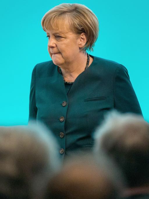 Angela Merkel auf dem Führungstreffen der Wirtschaft