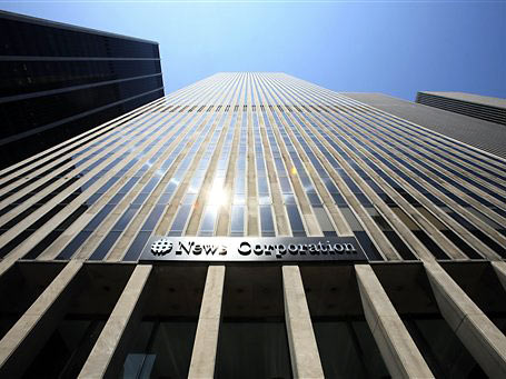 Der Firmensitz von Rupert Murdochs News Corporation in New York