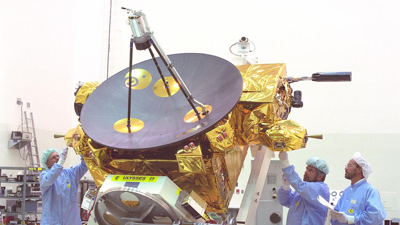 Die Ulysses-Sonde wurde im Auftrag der ESA von der Dornier System GmbH am Bodensee gebaut 