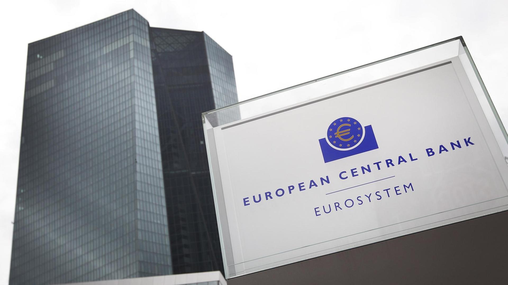 Die Europäische Zentralbank in Frankfurt am Main.