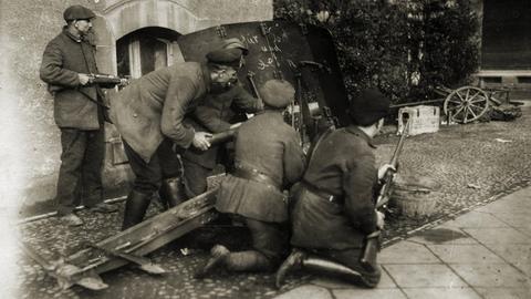 Bewaffnete Arbeiter im Ruhrgebiet 1920