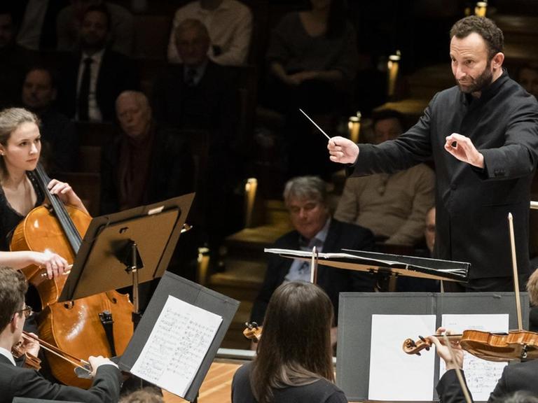 Der Dirigent beim Konzert mit den Berliner Philharmonikern.