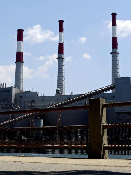 Das Kraftwerk Ravenswood in Long Island City, New York, wird mit Gas, Öl und Kerosin betrieben. US-Präsident Barack Obama will den Ausstoß von CO2 künftig stark reduzieren.