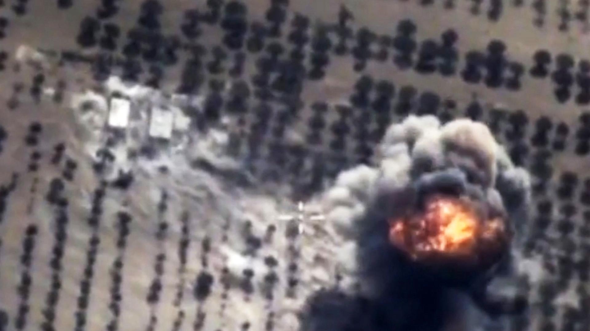 Russische Bombardierung in Syrien