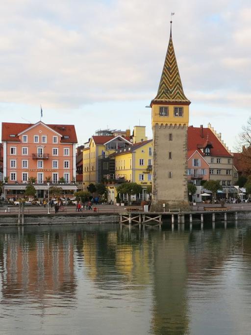 Blick auf die Stadt Lindau am Bodensee