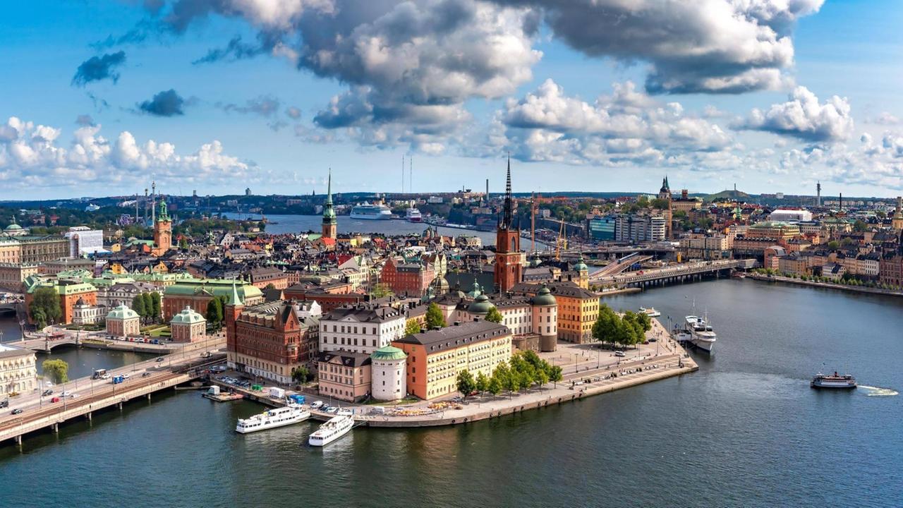 Panorama der Stadt Stockholm