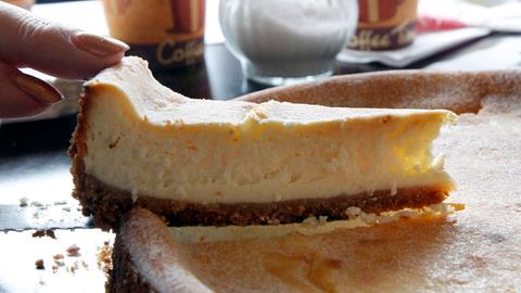 Ein Stückchen Käsekuchen