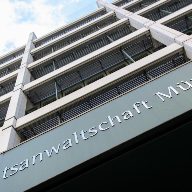 Der Eingang der Staatsanwaltschaft in München.