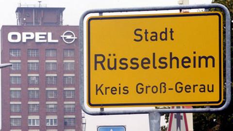Das Opel-Werk in Rüsselsheim