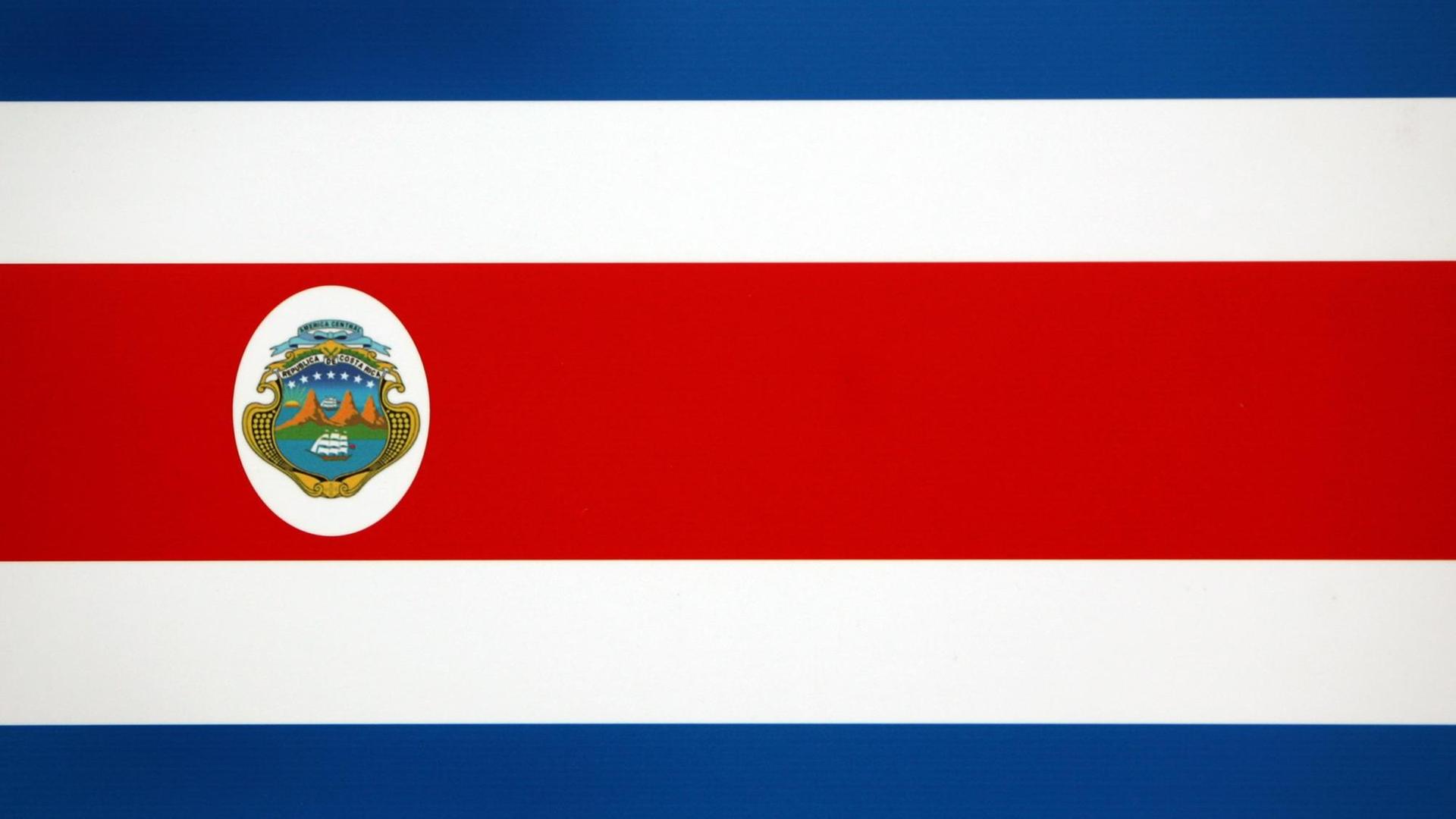 Die Flagge von Costa Rica