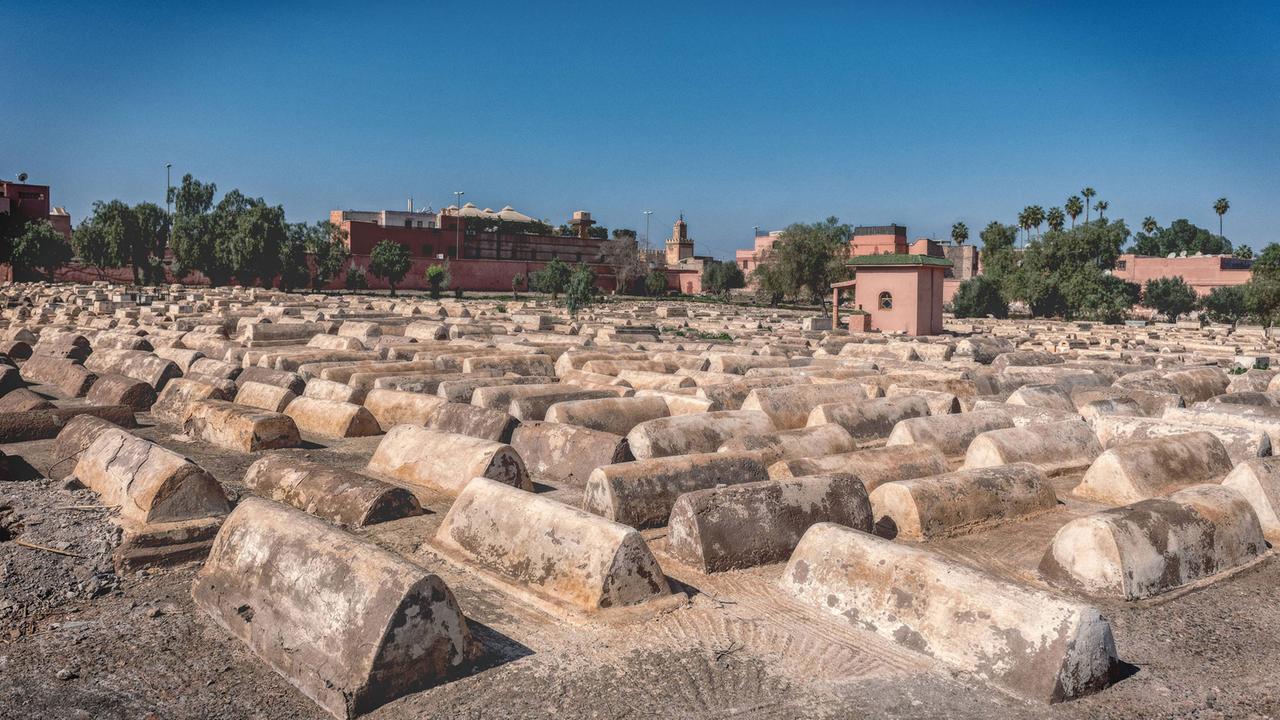 Jüdischer Friedhof in Marrakesch/Marokko