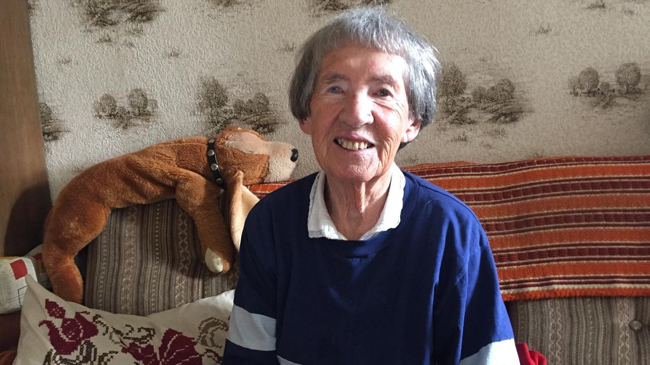 Gerda Neumann wohnt seit ihrer Geburt im Jahr 1923 in den Häusern des "Vaterländischen Bauvereins".