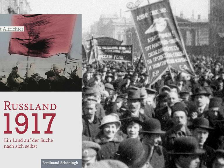 Aufständige auf dem Newski-Prospekt in Petrograd im Februar 1917: Der Historiker Helmut Altrichter liefert eine ausführliche Analyse des Revolutionsjahres.